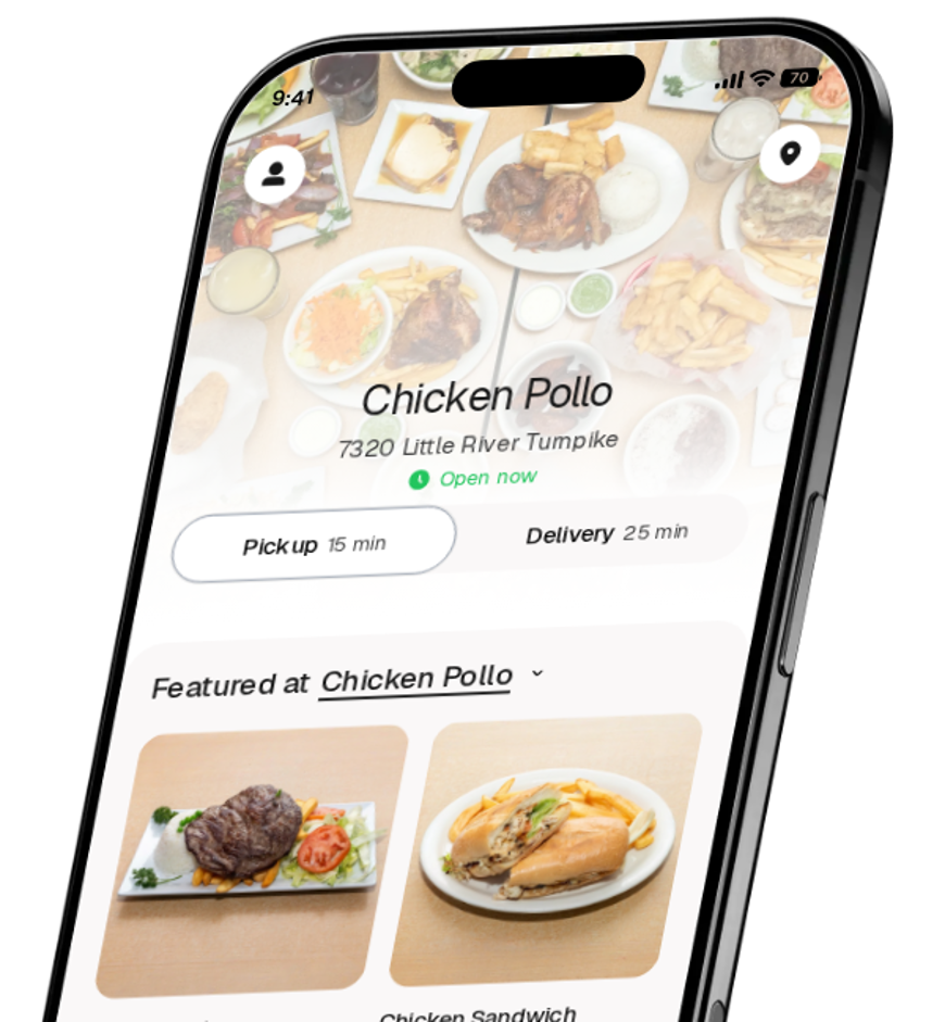 Chicken Pollo app preview
