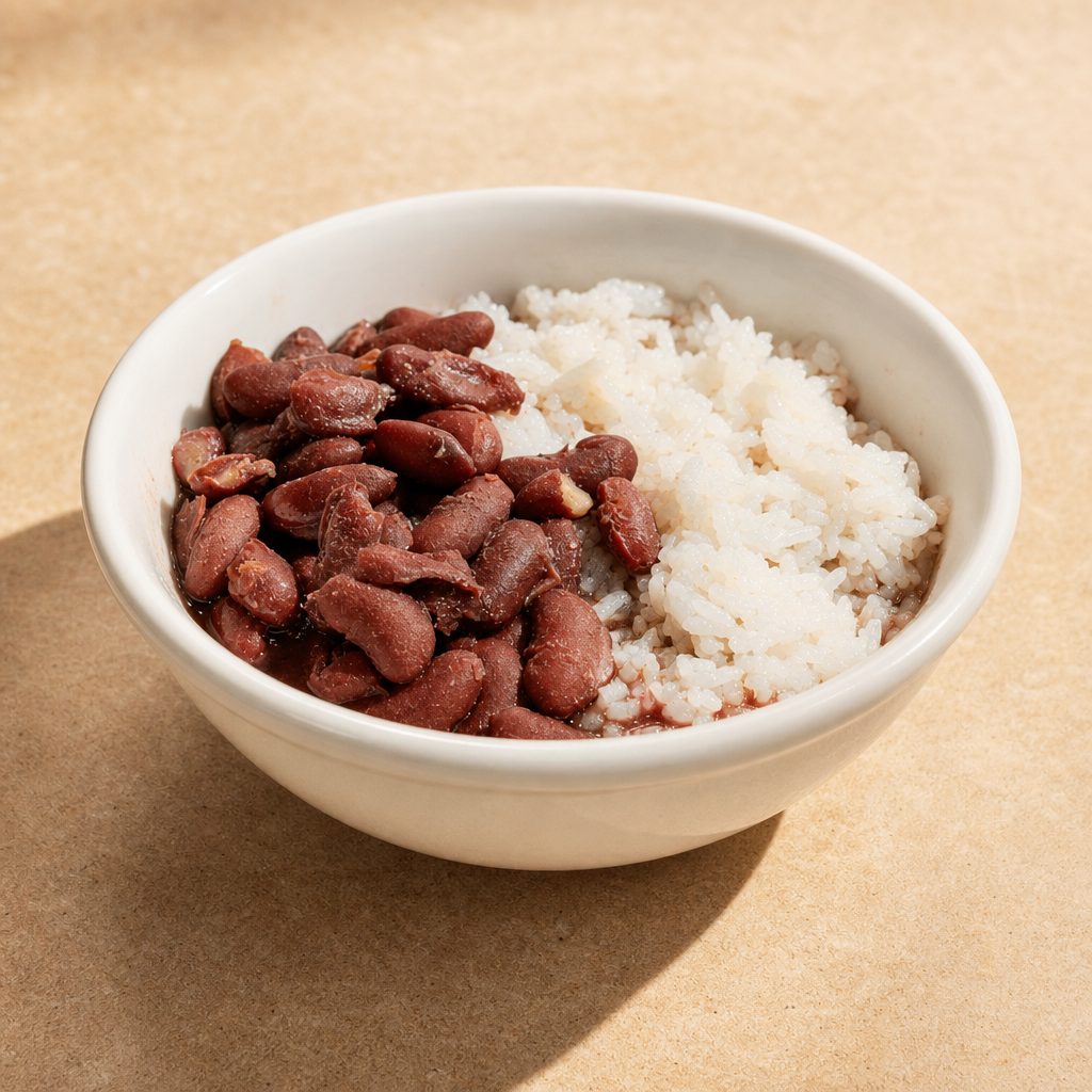 Rice and Beans.