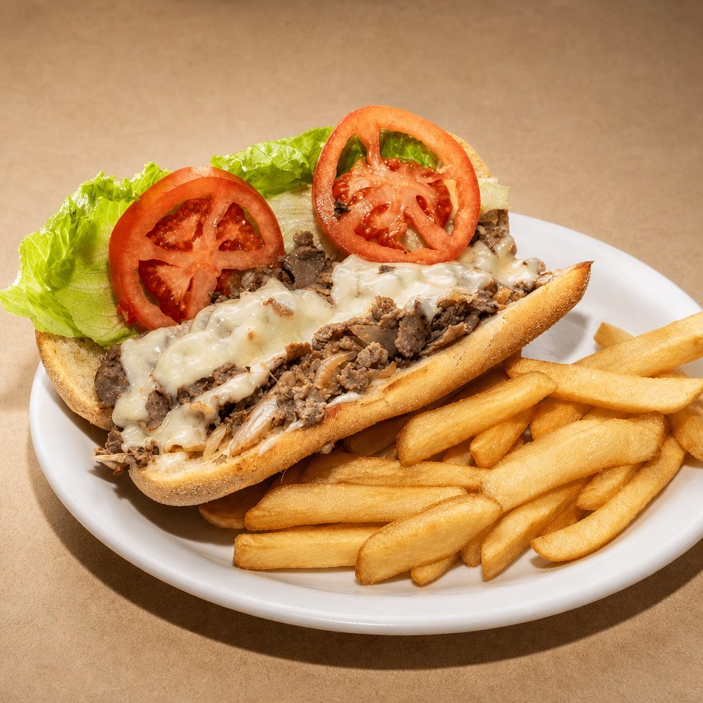 Steak & Cheese Sandwich.