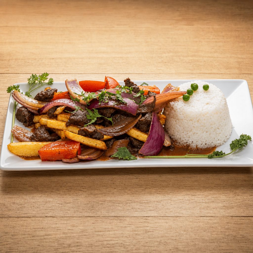 Pollo Saltado.